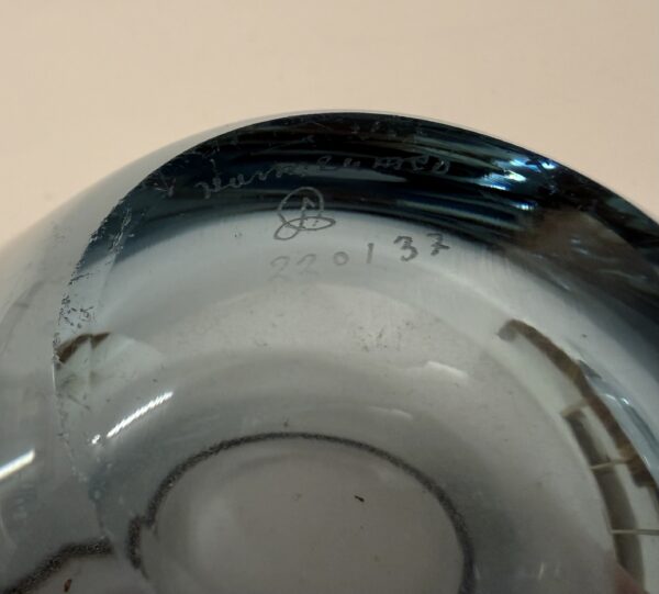 Vase, Menuet hjerte h: 10,5 cm, Holmegaard - Billede 2