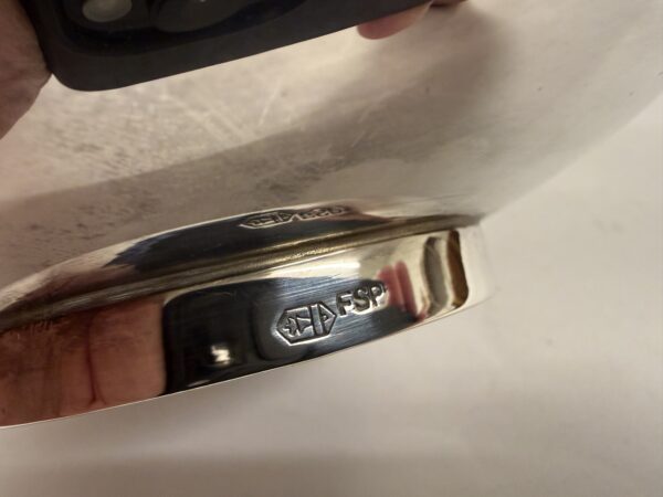 Lille skål, sølvplet - Billede 4