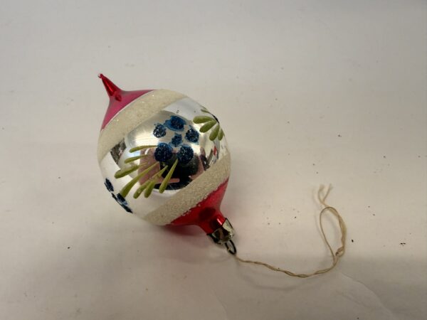 Gammel julekugle, håndmalet