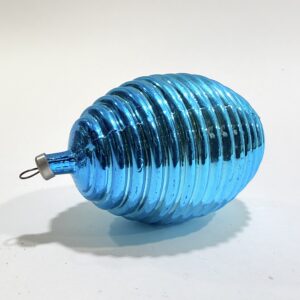 Julekugle, turkis, retro