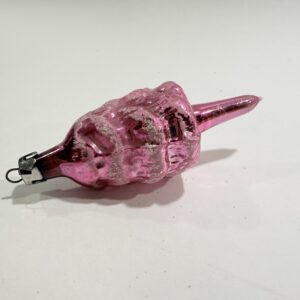 Julekugle, pink, gammel