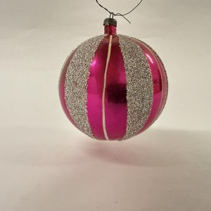 Julekugle, retro, violet