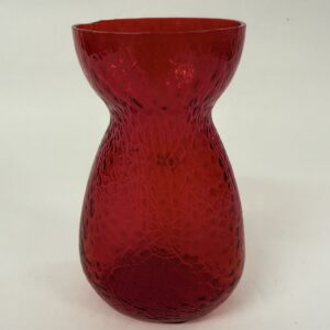 Hyacintglas, ovalt rødt, Holmegaard